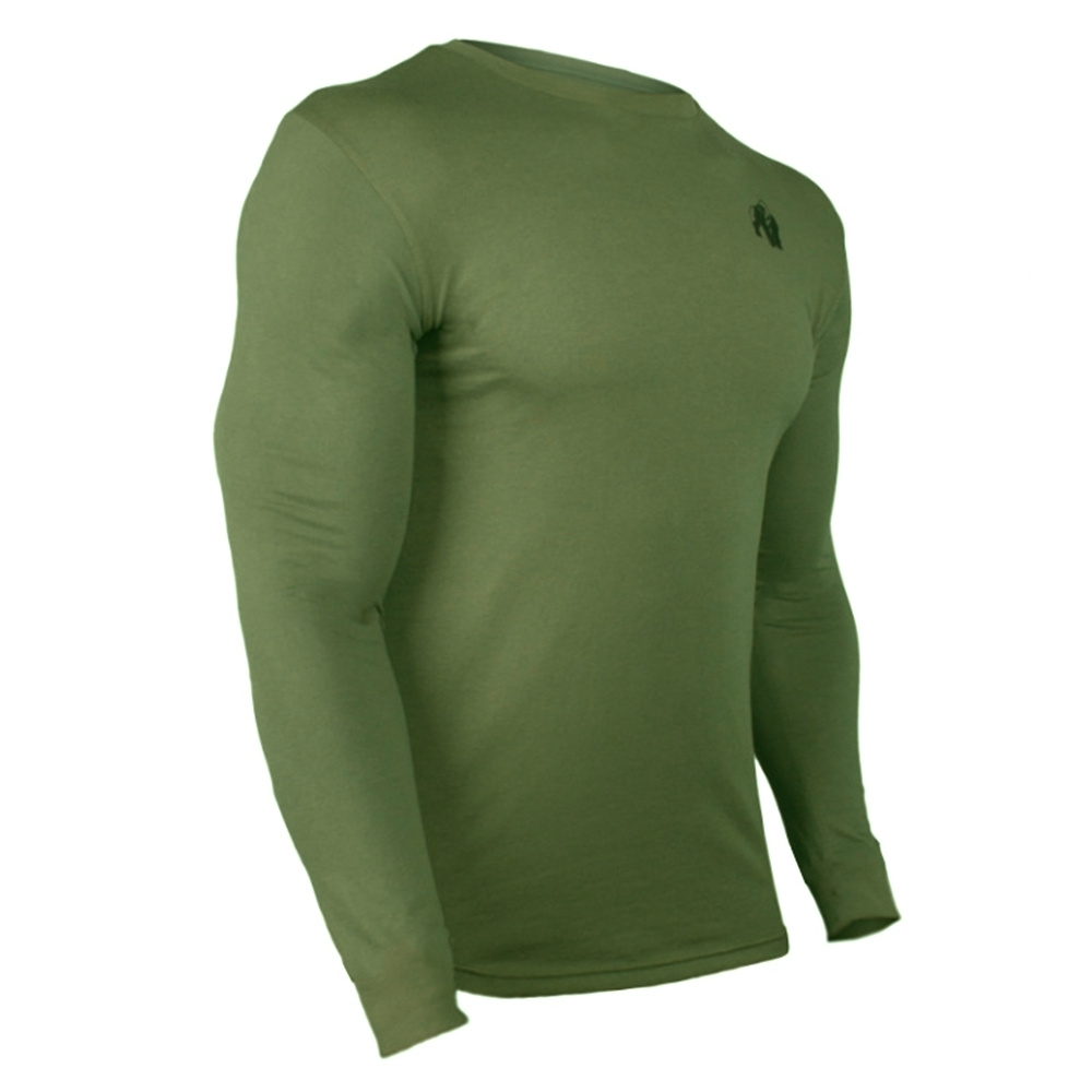 Casual Long sleeve Cotton T-shirt Men Gym Fitness Bodybuilding Workout Skinny t shirt Male Print Tee Tops Sporty Clothing T200219