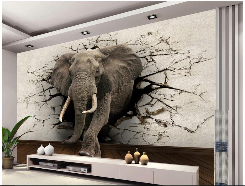 WDBH custom photo 3d wallpaper Elephant breaking wall background painting home decor living room 3d wall mural wallpaper for walls 3 d, Non-woven
WDBH custom photo 3d wallpaper Elephant breaking wall background painting home decor living room 3d wall mural wallpaper for walls 3 d, Non-woven