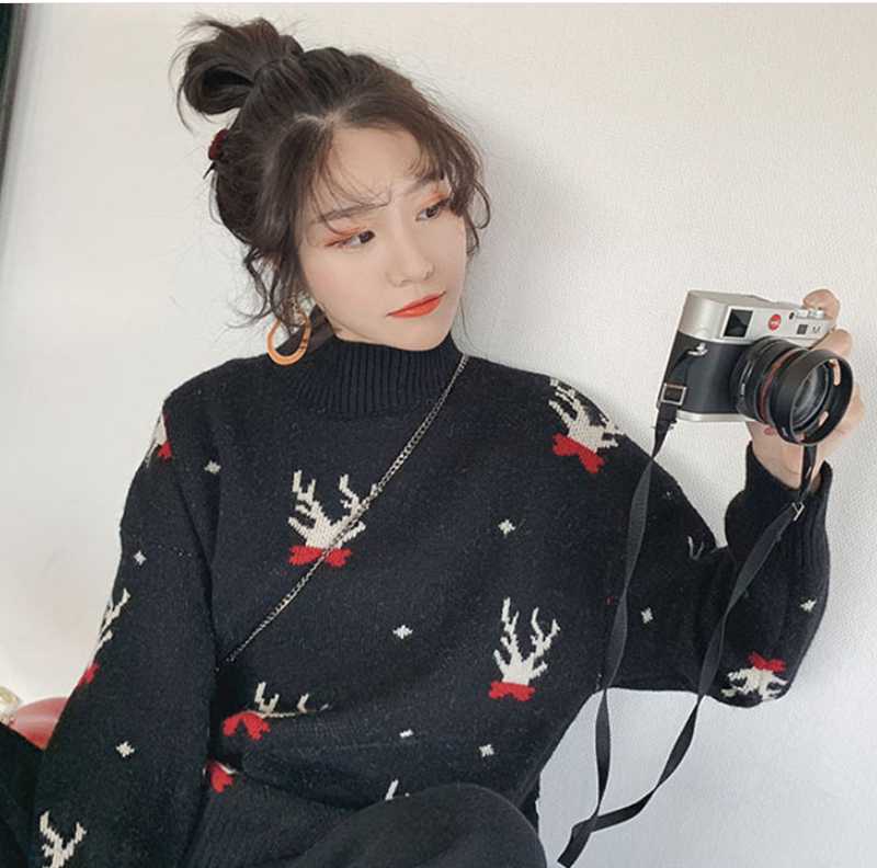 Christmas Sweater Women Classic Christmas Deer Warm Knitted Long Sleeve Sweater Jumper Top Blouse Winter Coat, Blue
Christmas Sweater Women Classic Christmas Deer Warm Knitted Long Sleeve Sweater Jumper Top Blouse Winter Coat, Blue