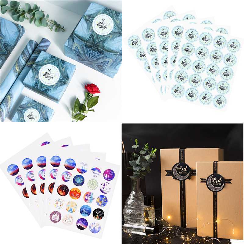 60/120pcs Eid Mubarak Paper Sticker Gift Bag Seal Labels Candy Box Sticker Islamic Muslim Ramadan Mubarak Festive Decor Supplies
60/120pcs Eid Mubarak Paper Sticker Gift Bag Seal Labels Candy Box Sticker Islamic Muslim Ramadan Mubarak Festive Decor Supplies