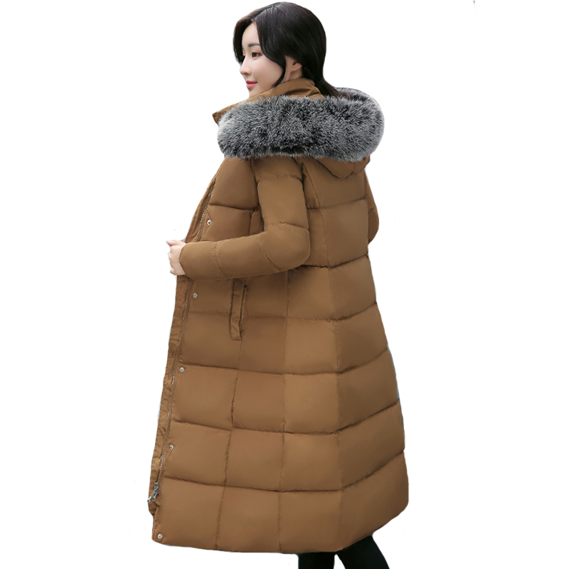 High Quality 2019 Women Winter Long Jacket Warm Thicken Hooded With Fur Female Padded Parka Stand Collar Ladies Coat, Black
High Quality 2019 Women Winter Long Jacket Warm Thicken Hooded With Fur Female Padded Parka Stand Collar Ladies Coat, Black