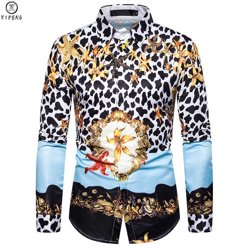 Leopard Print Men Shirt Long Sleeve Streetwear High Quality Luxury Floral Mens Dress Shirts Hip Hop Camisa Social Masculina 3XL, Pic show 5
Leopard Print Men Shirt Long Sleeve Streetwear High Quality Luxury Floral Mens Dress Shirts Hip Hop Camisa Social Masculina 3XL, Pic show 5