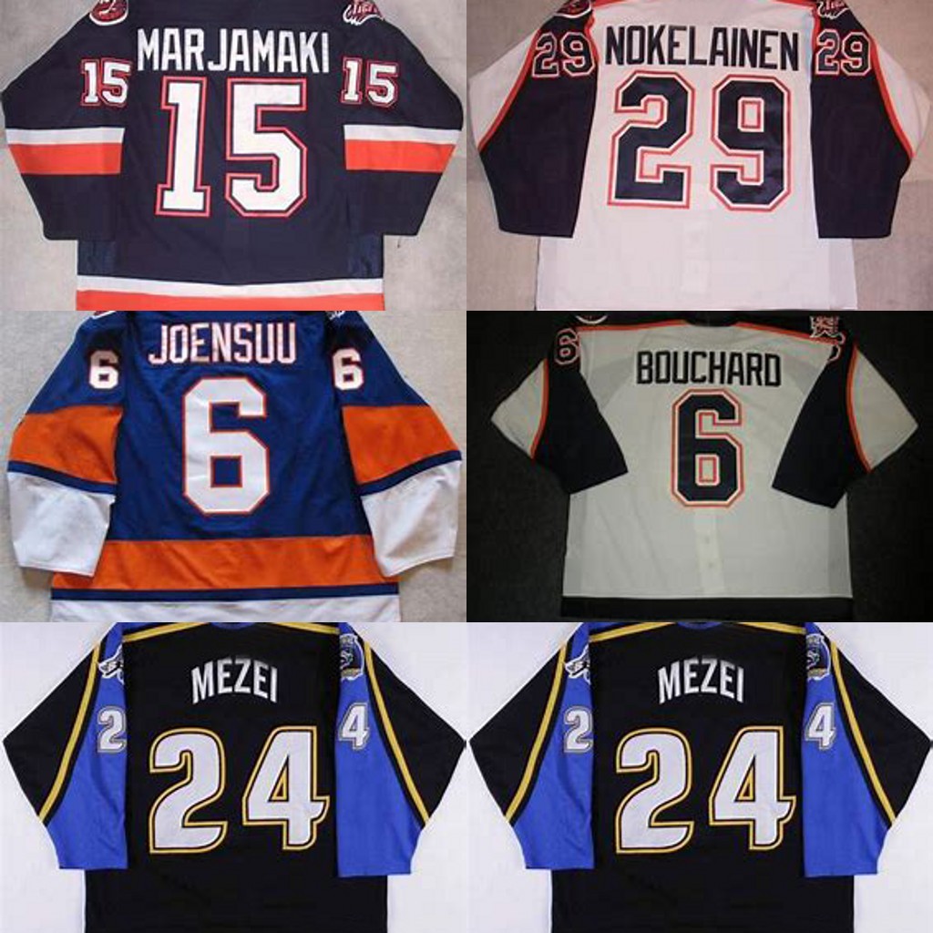 Bridgeport Sound Tigers 29 Petteri Nokelainen 6 Joel Bouchard Jesse Joensuu Nokelainen Branislav Mezei Masi Marjamaki Hockey Jersey, 6 jesse joensuu
Bridgeport Sound Tigers 29 Petteri Nokelainen 6 Joel Bouchard Jesse Joensuu Nokelainen Branislav Mezei Masi Marjamaki Hockey Jersey, 6 jesse joensuu