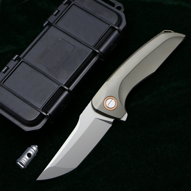 Hokkaido flipper folding knife m390 blade titanium handle outdoor utility camping hunting fishing pocket fruit knives tactics EDC tools
Hokkaido flipper folding knife m390 blade titanium handle outdoor utility camping hunting fishing pocket fruit knives tactics EDC tools