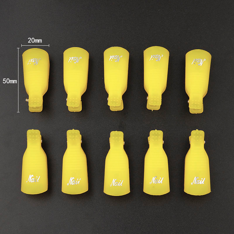 10Pc 20*50mm Plastic Nail Art Soak Off Cap Clip UV Gel Polish Led Gel Nail Polish Remover Wrap Tool Opp Bag Packing
10Pc 20*50mm Plastic Nail Art Soak Off Cap Clip UV Gel Polish Led Gel Nail Polish Remover Wrap Tool Opp Bag Packing