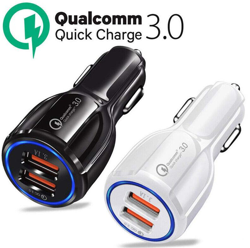 Dual USB Fast Charging Adapter 12V 3.1A 2.4A QC3.0 fast charge 6A Qualcomm Quick Charge car charger for samsung HUAWEI
Dual USB Fast Charging Adapter 12V 3.1A 2.4A QC3.0 fast charge 6A Qualcomm Quick Charge car charger for samsung HUAWEI