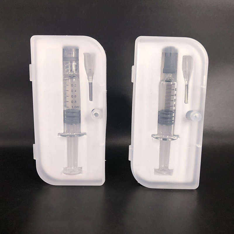 1ML Injector Glass Syringe glass with measurement mark tip For Oil Cartridge Glass cartridge thick oil Clear Color with gift box pack
1ML Injector Glass Syringe glass with measurement mark tip For Oil Cartridge Glass cartridge thick oil Clear Color with gift box pack