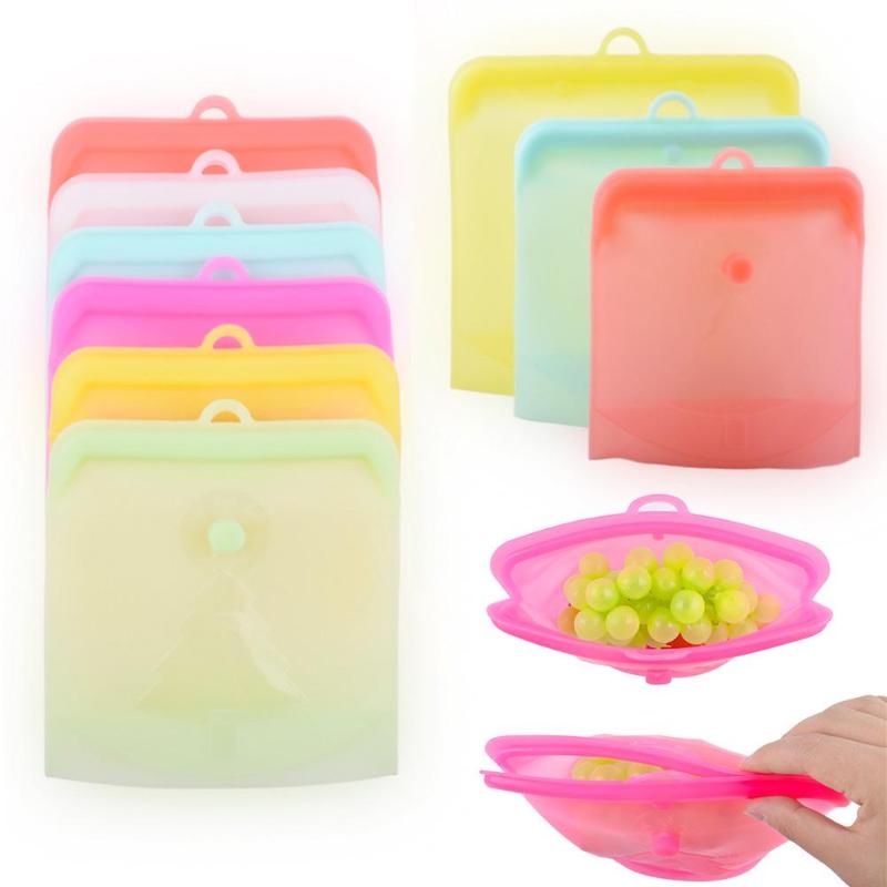 Semi Transparent Self-Sealed Silicone Kitchen Fridge Storage Bag Organizer Reusable Silicone Bag Freezer Container
Semi Transparent Self-Sealed Silicone Kitchen Fridge Storage Bag Organizer Reusable Silicone Bag Freezer Container