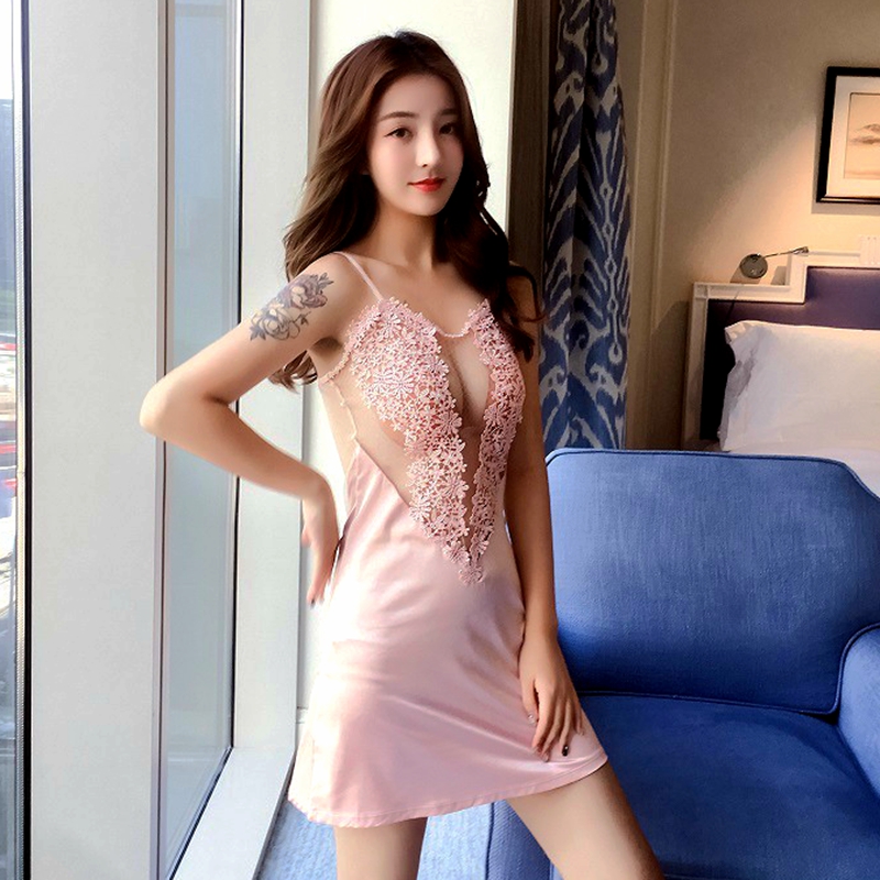Pink Sexy Womens Lingerie Dress Mini See-though Nightgown Floral Sleepwear Porno Night Dress Spaghetti Strap Womens Clothing, Black
Pink Sexy Womens Lingerie Dress Mini See-though Nightgown Floral Sleepwear Porno Night Dress Spaghetti Strap Womens Clothing, Black