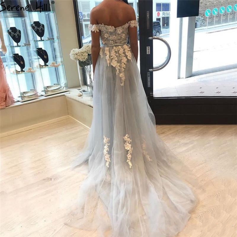 Beaded Ful Mermaid Prom Dresses With Detachable Off The Shoulder 3D Appliqued Formal Dress Court Train Satin Evening Gowns
