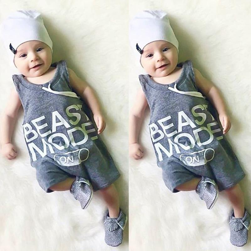 Toddler Kids Baby Boys Letter Print Romper Jumpsuit Outfit Clothes Summer 2020 Spring Summer Cute Baby Clothes Drop Ship, Gray
Toddler Kids Baby Boys Letter Print Romper Jumpsuit Outfit Clothes Summer 2020 Spring Summer Cute Baby Clothes Drop Ship, Gray
