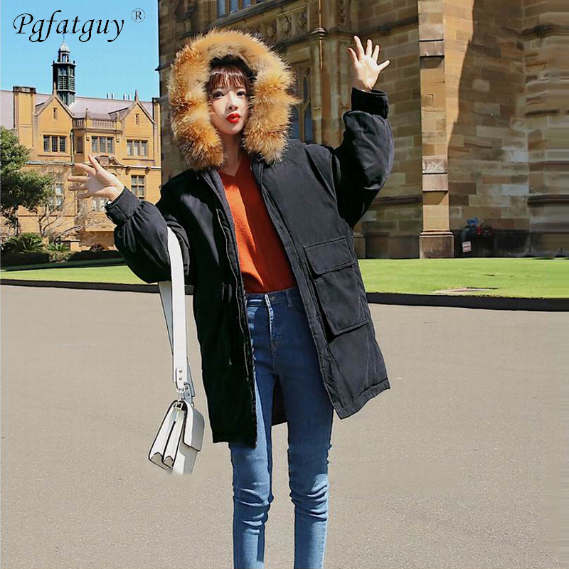 2018 New Long Parkas Female Womens Winter Jacket Coat Big Fur Collar Hooded Thick Down Cotton Warm Jacket Womens Outwear Parkas, Beige
2018 New Long Parkas Female Womens Winter Jacket Coat Big Fur Collar Hooded Thick Down Cotton Warm Jacket Womens Outwear Parkas, Beige