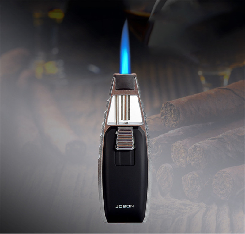 Top quality JOBON Pocket Metal Butane Gas Torch Windproof jet flame Torch cigarette cigar Lighter for smoking tools 2pcs
Top quality JOBON Pocket Metal Butane Gas Torch Windproof jet flame Torch cigarette cigar Lighter for smoking tools 2pcs