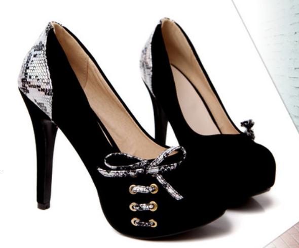 2019 Women's shoes in Spring and Autumn with New style High heel fine heel round head waterproof table bowknot Suede@W99, Black
2019 Women's shoes in Spring and Autumn with New style High heel fine heel round head waterproof table bowknot Suede@W99, Black