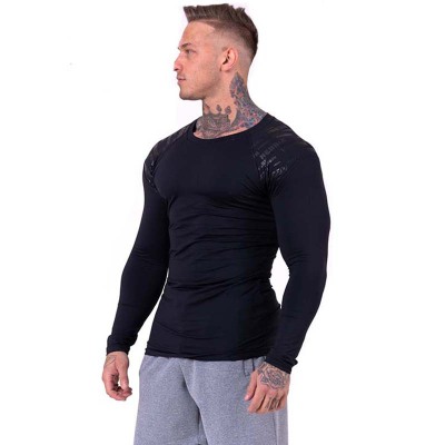 Men's Designer Yoga T-shirt Sports Outdoor Fitness Fit Slim Muscle Men's Long Sleeve Round Neck Breathable Tight Sweatshirt Wholesale, Black
Men's Designer Yoga T-shirt Sports Outdoor Fitness Fit Slim Muscle Men's Long Sleeve Round Neck Breathable Tight Sweatshirt Wholesale, Black
