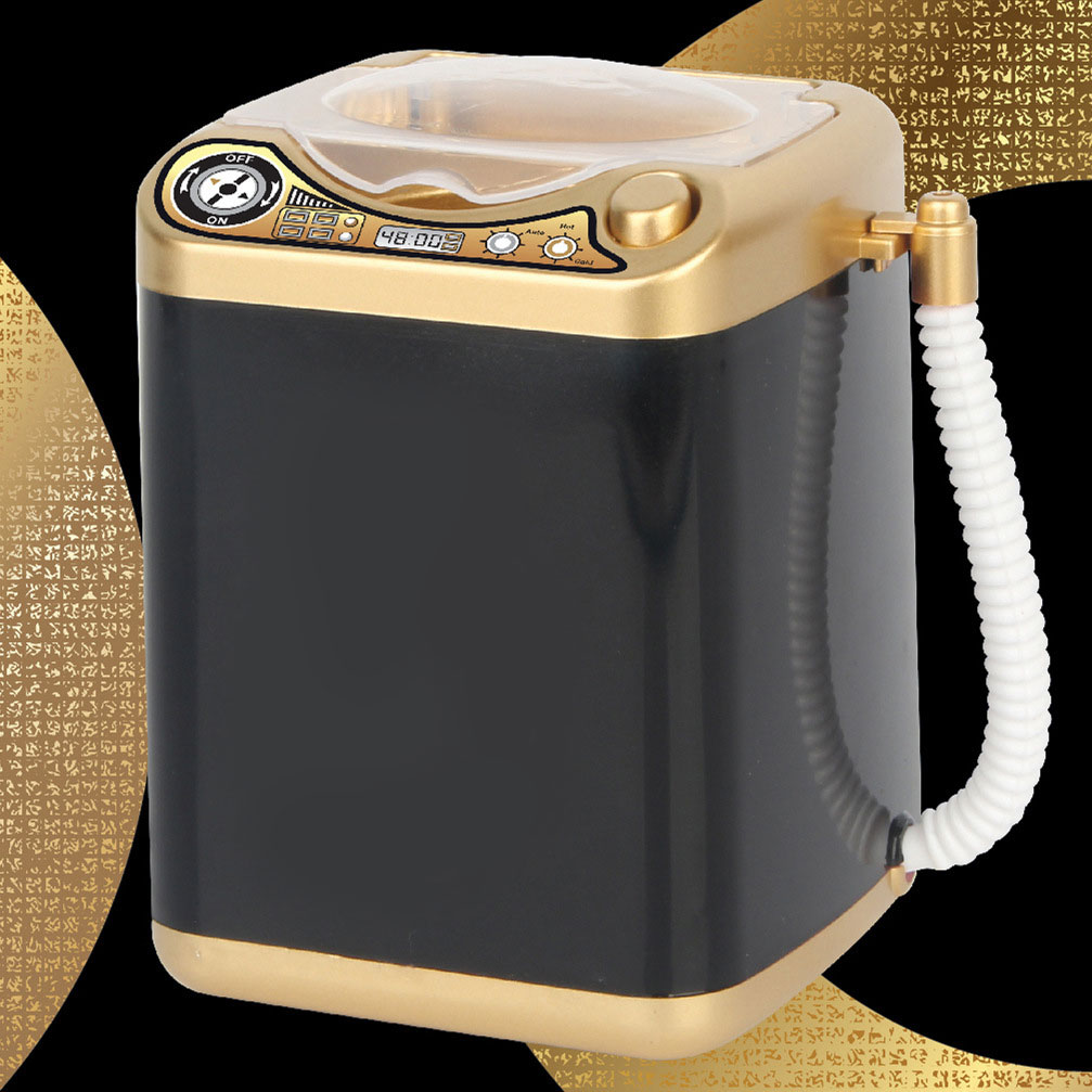 Eyelash washer Mini Makeup Brush Washing Machine Simulation Toys Mink Eyelash Electric Powder Puff Cleaner Washer Tool266Y6212308