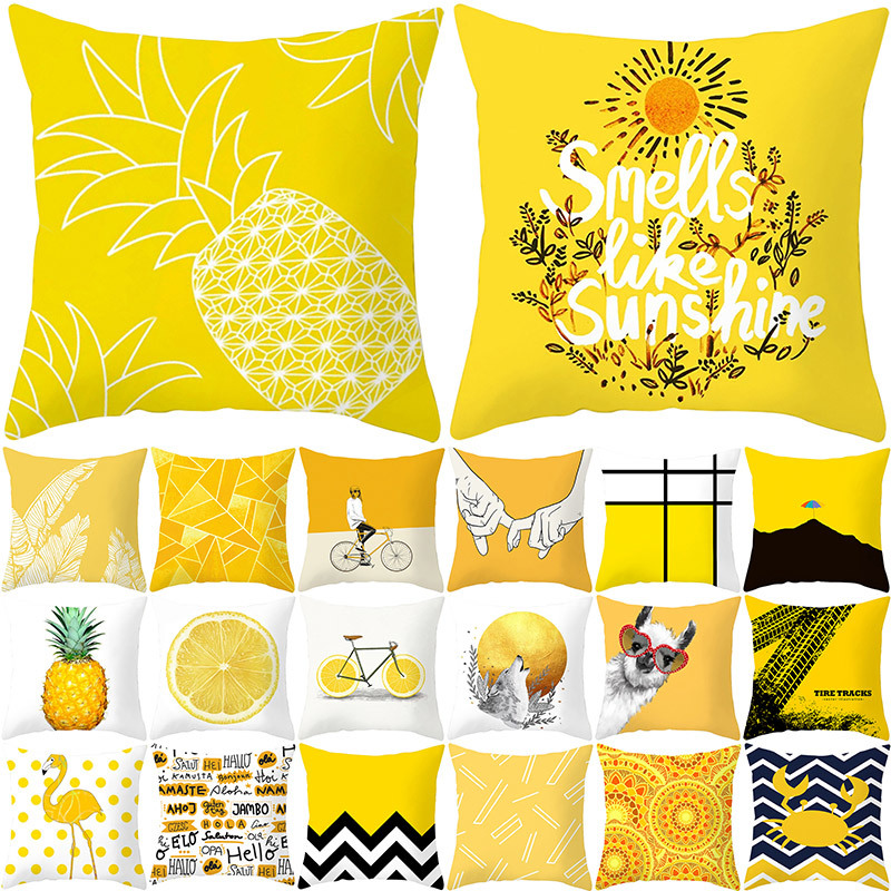YWZN Pineapple Leaf Yellow Decorative Pillowcase Pineapple Yellow Throw Pillow Case Polyester Printing Pillow Cover kussensloop
YWZN Pineapple Leaf Yellow Decorative Pillowcase Pineapple Yellow Throw Pillow Case Polyester Printing Pillow Cover kussensloop