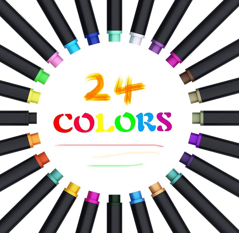 Planner Pens Fineliner Colored Drawing Markers Journaling Writing Take Note Calendar Agenda Sketching Art Office Supplies Multi Function
