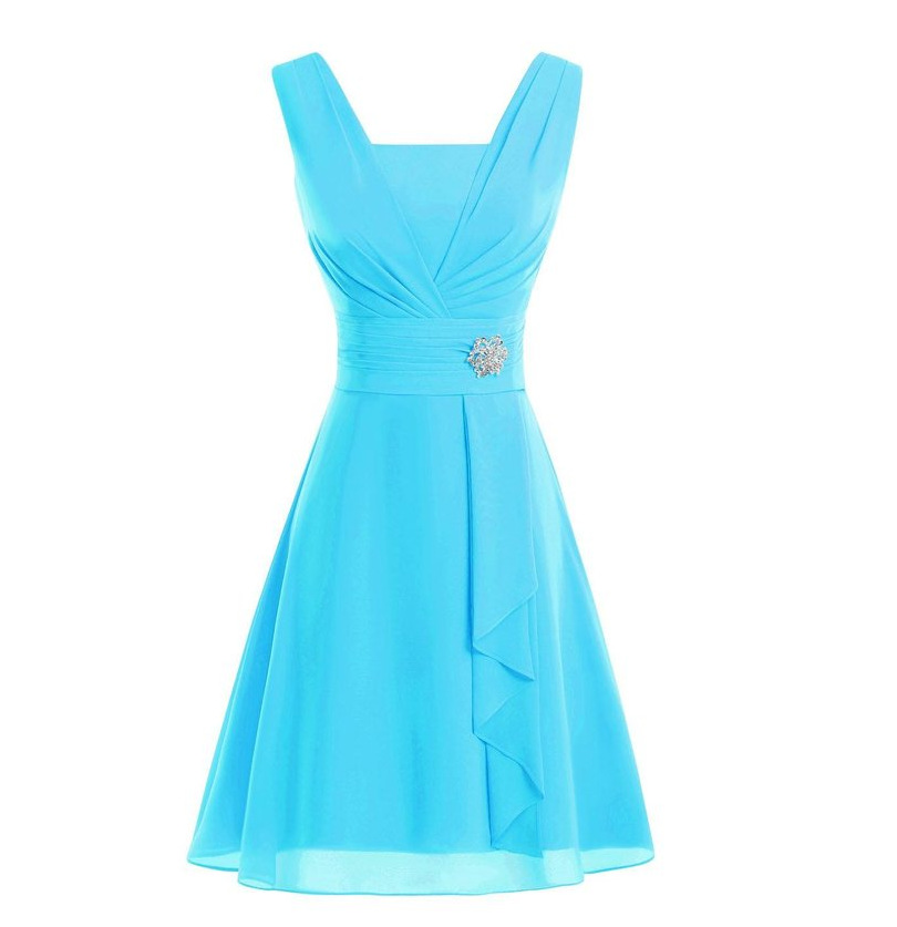 cheap real photo short chiffon prom dresses with beaded long plus size mini evening party gowns formal party gown qc1432