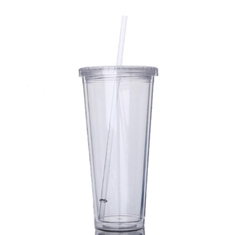 Transparent Plastic Cup 650ML Travel Portable Cup with Straw Sport Plastic Juice Water Bottle Sealed Double layer, Beige
Transparent Plastic Cup 650ML Travel Portable Cup with Straw Sport Plastic Juice Water Bottle Sealed Double layer, Beige