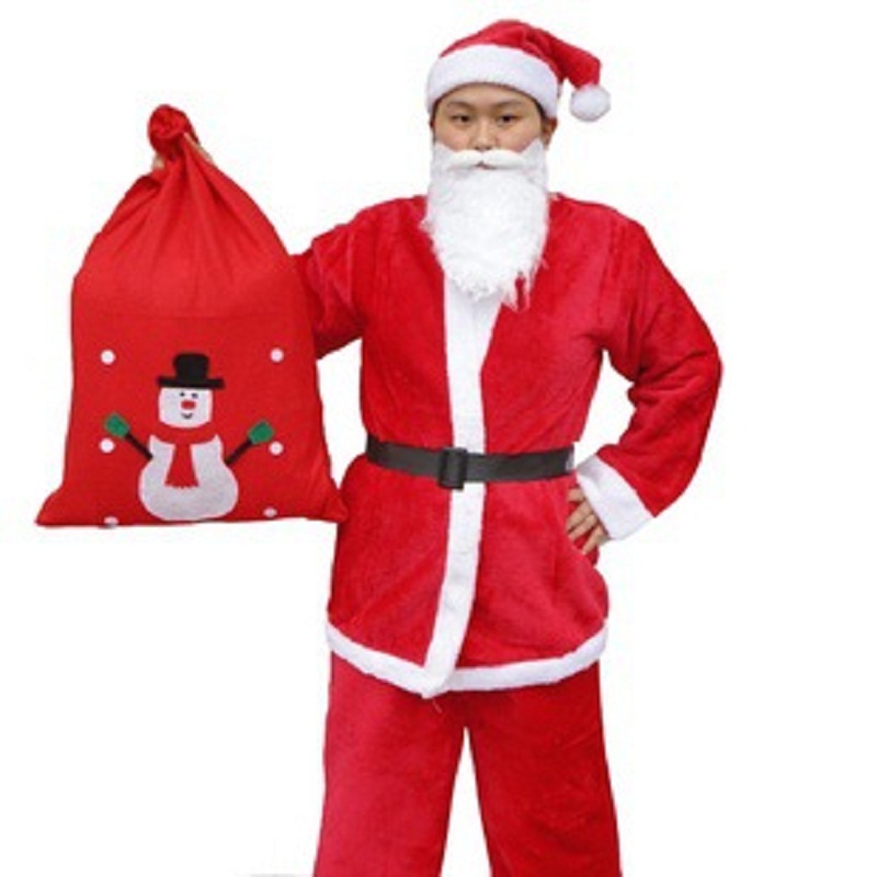 new fashion Santa Claus villi men's clothing Christmas show dress up models costumes suits costumes