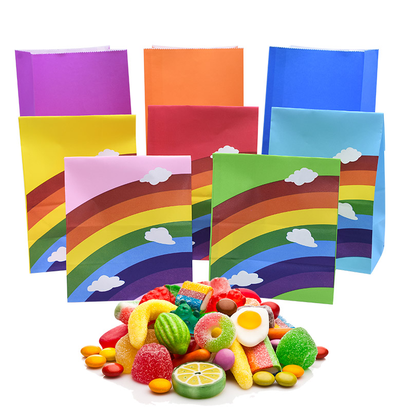 5pcs/set Rainbow Cloud Pattern Kraft Paper Wrapping Bag Cookie Candy Packaging Bag For Wedding Birthday Party Deco Supplies
5pcs/set Rainbow Cloud Pattern Kraft Paper Wrapping Bag Cookie Candy Packaging Bag For Wedding Birthday Party Deco Supplies