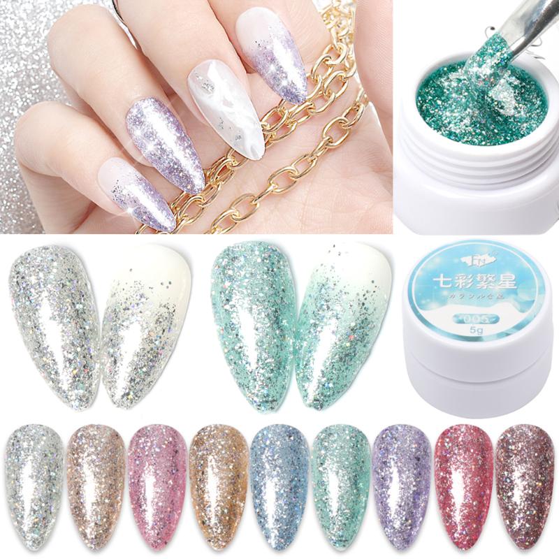5mL UV Gel Nail Polish Nail Glitter Sequins Varnish Gel Polish High Light Super Shiny Glitter Art Lacquer Decor, 01
5mL UV Gel Nail Polish Nail Glitter Sequins Varnish Gel Polish High Light Super Shiny Glitter Art Lacquer Decor, 01
