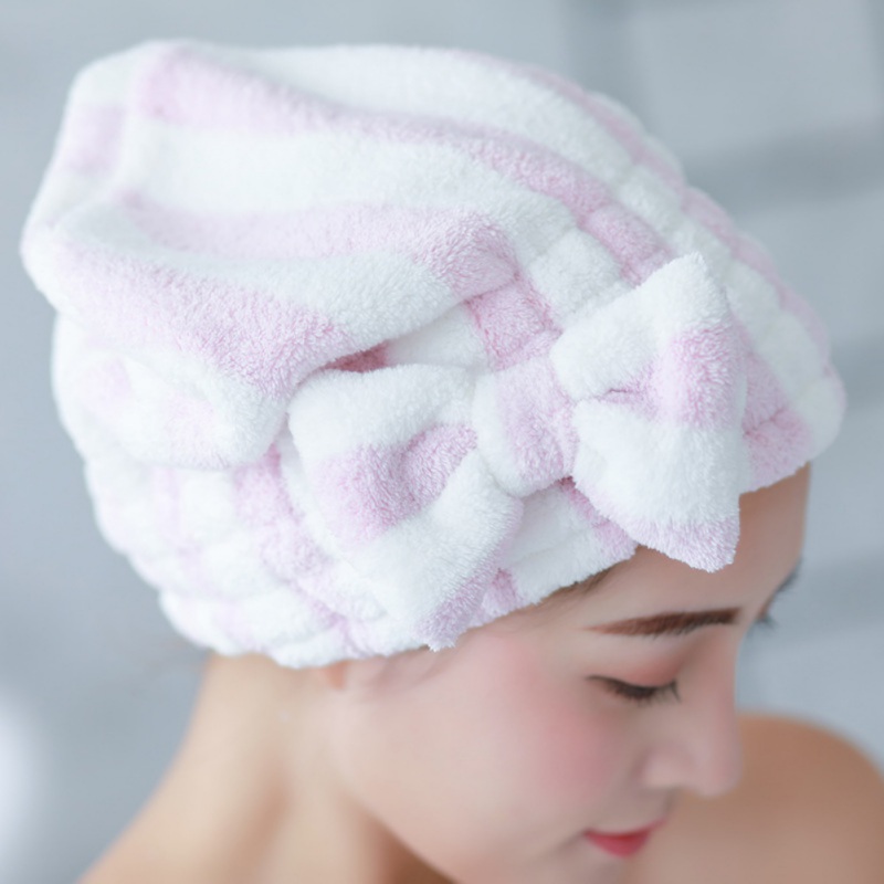 Elastic Hair Drying Cap With Bow Thickening Coral Fleece Super Absorbent Hair Wrap Towel Shower Hat For Curly Long & Thick, Pink
Elastic Hair Drying Cap With Bow Thickening Coral Fleece Super Absorbent Hair Wrap Towel Shower Hat For Curly Long & Thick, Pink