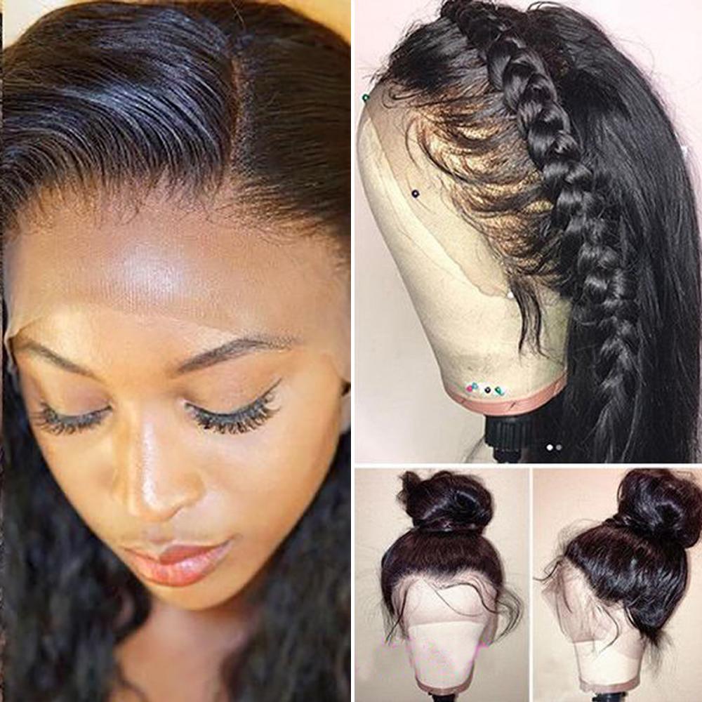Straight Lace Front Wig 28 Inch Cheap Human Hair Wigs Brazilian Remy Hair 13x6 Wig For Black Women new