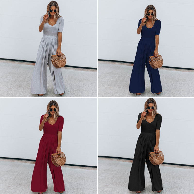 Loose-fitting Women Jumpsuits Comfortable Cotton Blend Bodysuits Elegant Summer Playsuits Female Clothes, Black
Loose-fitting Women Jumpsuits Comfortable Cotton Blend Bodysuits Elegant Summer Playsuits Female Clothes, Black