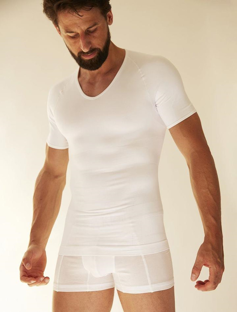 Men's Compression T-Shirt Compression Body Building Shirt for Men Summer Slim Dry Quick Under Shirt 2019