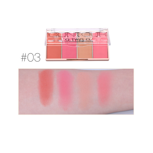 Contour Bronzer Face Shading Powder Palette Highlighter Makeup Face Contouring Grooming Pressed Powder For Free Shipping