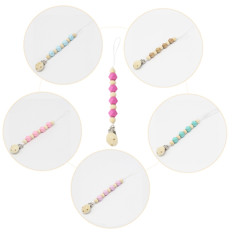Wood Teething Pacifier Clips Personalized Chain With Safe Beads Pacifier Chain Holder Baby Chew Toys
Wood Teething Pacifier Clips Personalized Chain With Safe Beads Pacifier Chain Holder Baby Chew Toys