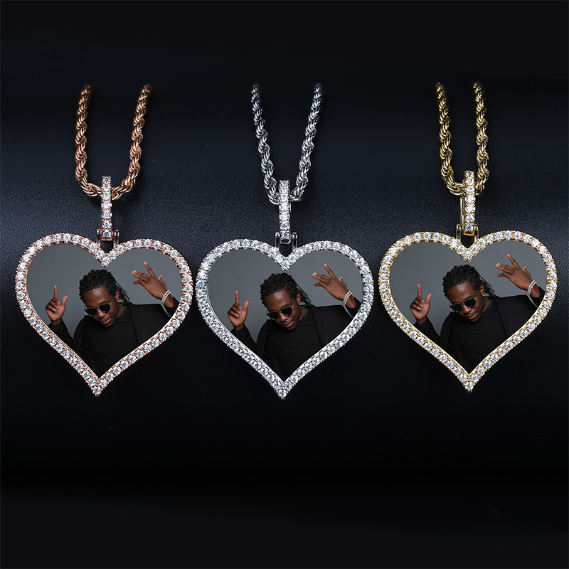 Custom Made Photo Memory Medallions Necklaces Bling iced out Heart Pendant Rope chains For Men Women Hip Hop Personalized Jewelry
Custom Made Photo Memory Medallions Necklaces Bling iced out Heart Pendant Rope chains For Men Women Hip Hop Personalized Jewelry