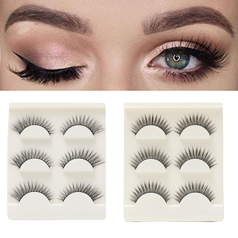 LIKEMEI 3Pairs 3D Silk Fiber False Eyelashes 100% Handmade Natural Long Full Strip Eye Lashes Eye Makeup Extension Styling Tools
LIKEMEI 3Pairs 3D Silk Fiber False Eyelashes 100% Handmade Natural Long Full Strip Eye Lashes Eye Makeup Extension Styling Tools