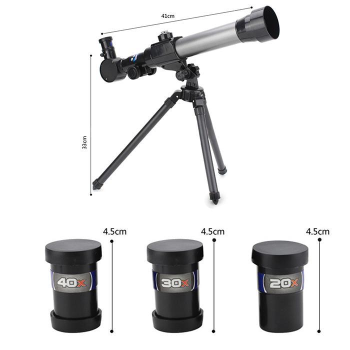 Children Monocular Telescope With 360 Degree Rotation Tripod Adjustable Monoculars Kids Astronomical Telescope Educational Toy