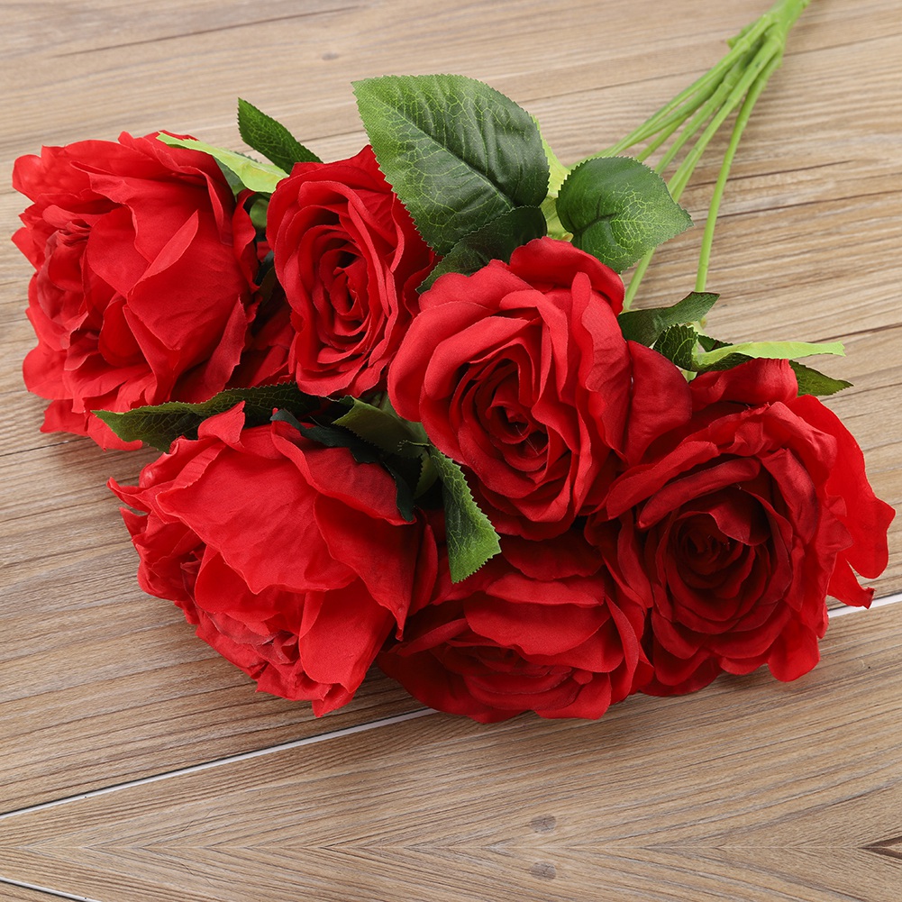 7PCS Plastic Rose Artificial Flower Bridal Bouquet DIY Wreath Gift Home Wedding Decoration indoor, As pic
7PCS Plastic Rose Artificial Flower Bridal Bouquet DIY Wreath Gift Home Wedding Decoration indoor, As pic
