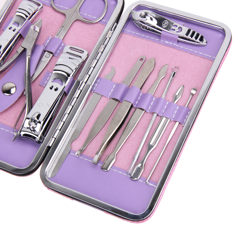 Complete Nail Art Manicure Set Pedicure Nail Clippers Scissors Grooming Kit Best Nail Care Beauty Tools