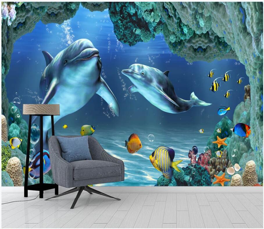 custom photo mural 3d wallpaper Ocean cave dolphin coral tv background home decor living room 3d wall murals wallpaper for walls 3 d, Non-woven wallpaper
custom photo mural 3d wallpaper Ocean cave dolphin coral tv background home decor living room 3d wall murals wallpaper for walls 3 d, Non-woven wallpaper