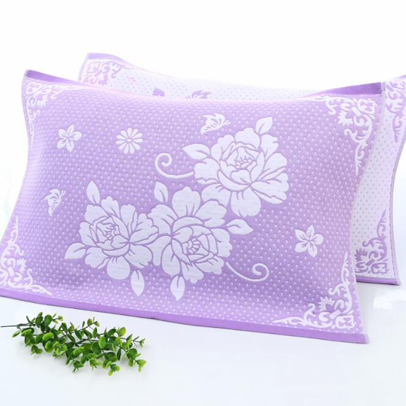 Cotton Pillowcase Peony Pattern Quilted Pillow Towel Solid Color Simplicity Comfortable Fashion Pillowcase Home Textile Supplies Pillow Case, Green 
Cotton Pillowcase Peony Pattern Quilted Pillow Towel Solid Color Simplicity Comfortable Fashion Pillowcase Home Textile Supplies Pillow Case, Green