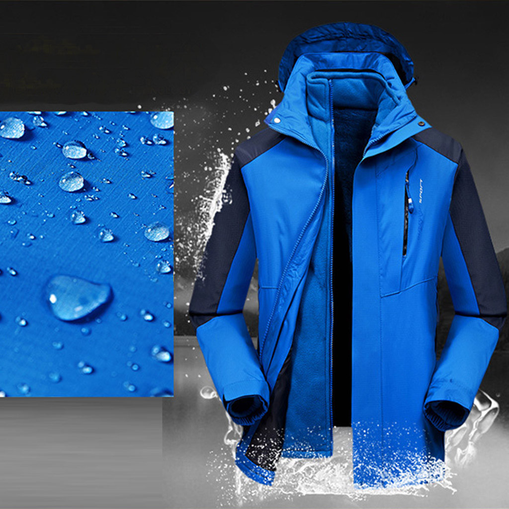 Mens Jackets And Coats Three-in-one Detachable Plus Velvet Two-piece Large Size Cold-proof Jacket Autumn Casual Coat Men Clothes, Dark blue
Mens Jackets And Coats Three-in-one Detachable Plus Velvet Two-piece Large Size Cold-proof Jacket Autumn Casual Coat Men Clothes, Dark blue