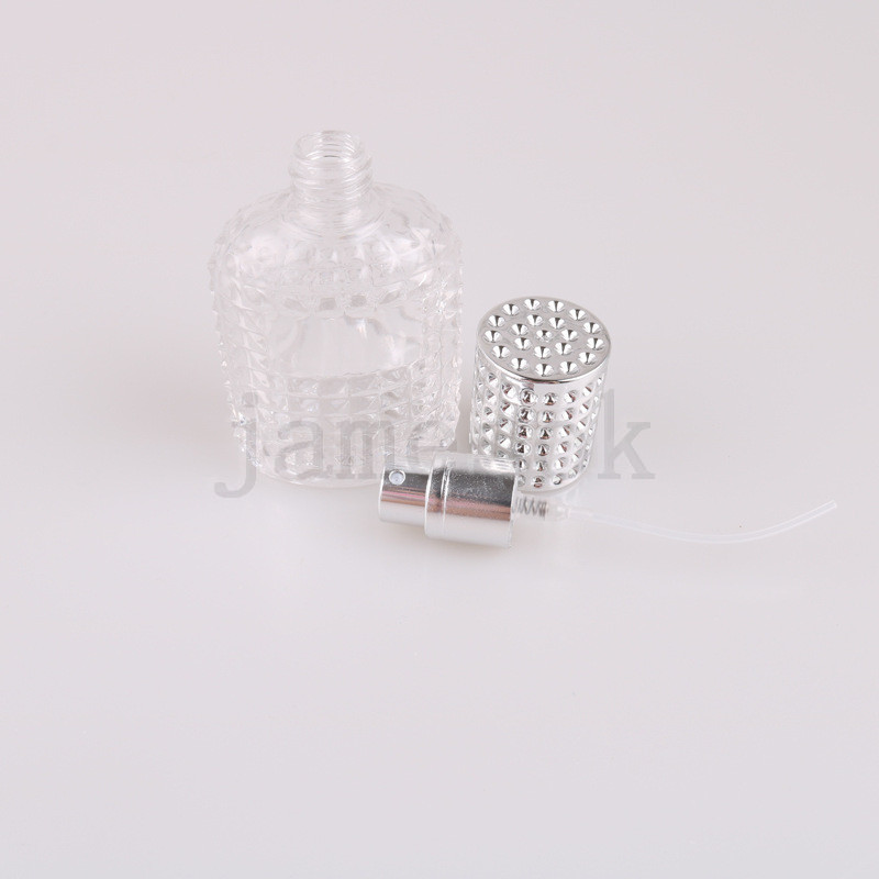 Portable Glass Perfume Spray Bottles 30ml/50ml Empty Cosmetic Containers Atomizer Bottle For Outdoor Travel Perfume Bottles DA164