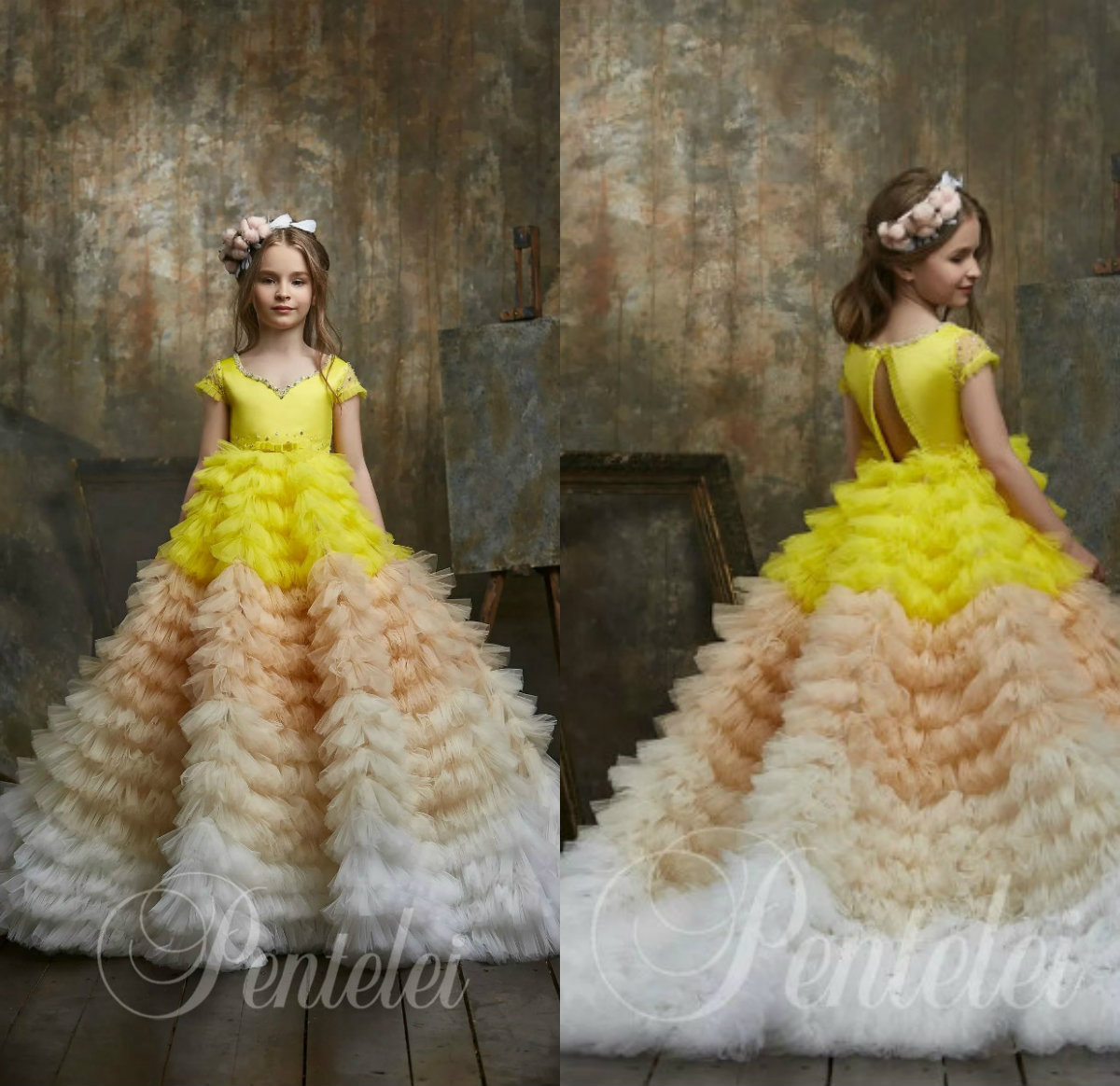 Dreamly Ball Gown Flower Girl Dress Jewel Short Sleeve Hollow Crystal Bow Sash Tulle Tiered Pageant Dress Floor Length Girl's Birthday Part, Red
Dreamly Ball Gown Flower Girl Dress Jewel Short Sleeve Hollow Crystal Bow Sash Tulle Tiered Pageant Dress Floor Length Girl's Birthday Part, Red