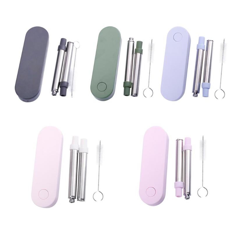 1 Pcs Reusable Retractable Drinking Straws Stainless Steel Metal Straw Drinking Straw with Portable Storage Case
1 Pcs Reusable Retractable Drinking Straws Stainless Steel Metal Straw Drinking Straw with Portable Storage Case
