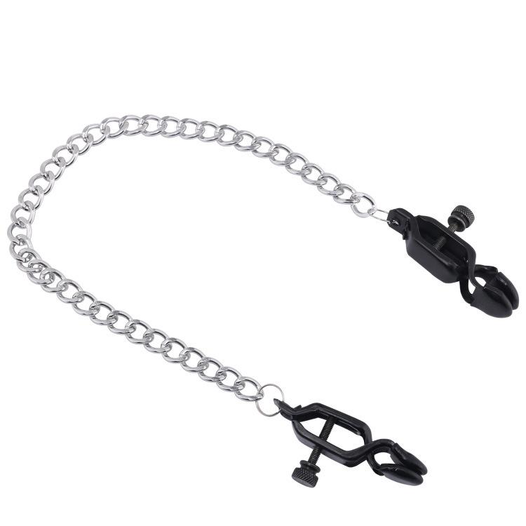 Adult games products for couples Metal breast nipple stimulating clamps slave sex toys for women Clitoris Labia torture clips bondage toys