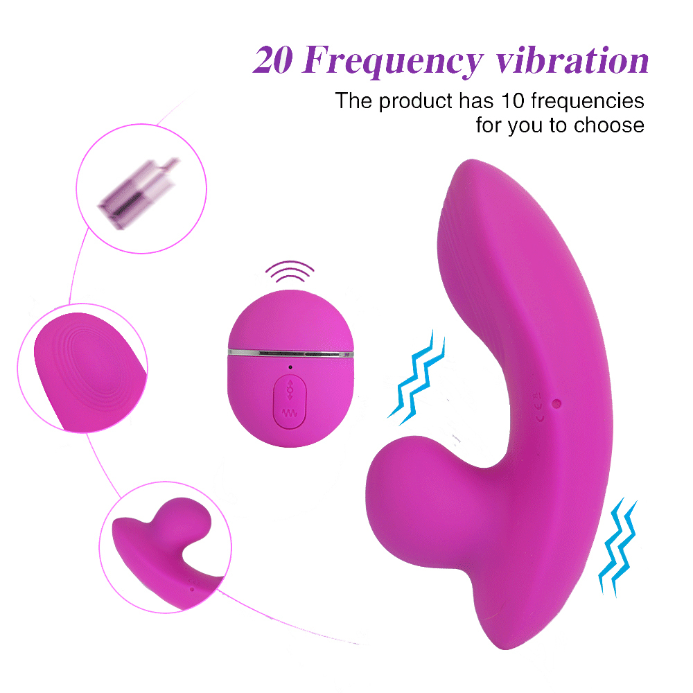 Portable Clitoral Stimulator Invisible Quiet Panty Vibrator Wireless Remote Control Vibrating Egg Sex-toys for Women Masturbator Y191219