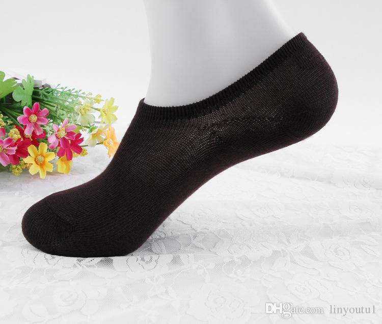 Summer Silicone Men Socks Anti-Silp No Show Retro Invisible Socks Lot Casual Slippers Thin Sox Set