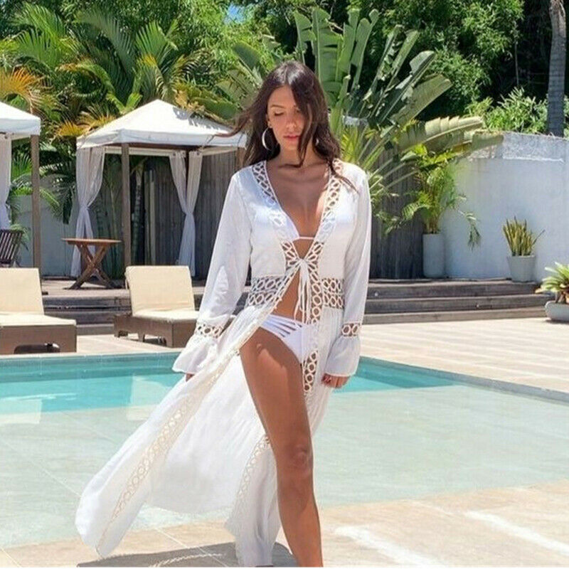 Women Summer Chiffon Bikini Cover Up Swimwear Bathing Suit Beach Dress Long Maxi cardigan Beach Dress
Women Summer Chiffon Bikini Cover Up Swimwear Bathing Suit Beach Dress Long Maxi cardigan Beach Dress