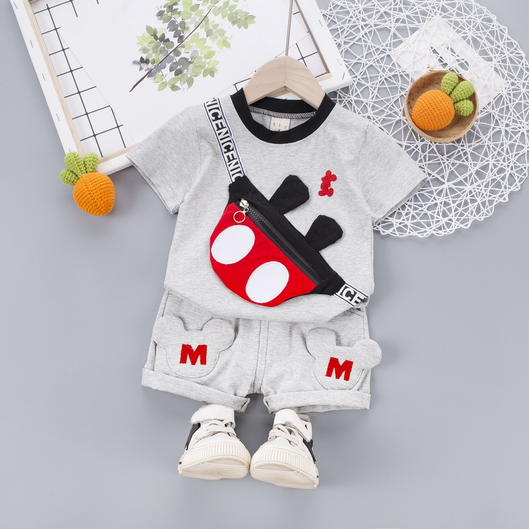2PCS Toddler Kids Baby Boys Outfits T-shirt Tops+Pants Girls Outfits Set Summer Boys Clothes Tracksuit