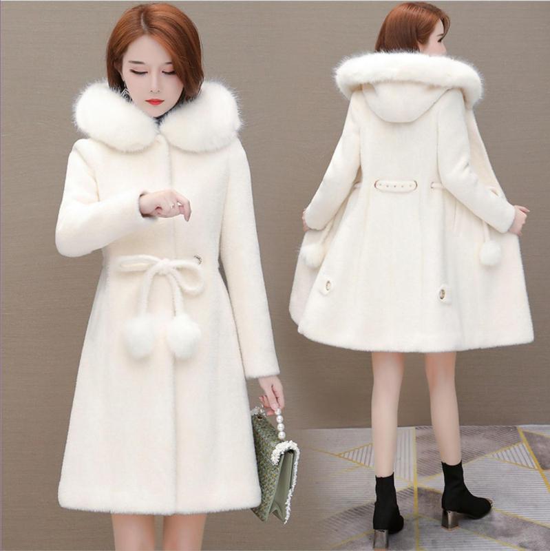New Fashion warm clean Fur Winter Coat For Women With Hoods artificial Full Pelt Fur lovely sweety Jackets Overcoat Trench, Beige
New Fashion warm clean Fur Winter Coat For Women With Hoods artificial Full Pelt Fur lovely sweety Jackets Overcoat Trench, Beige